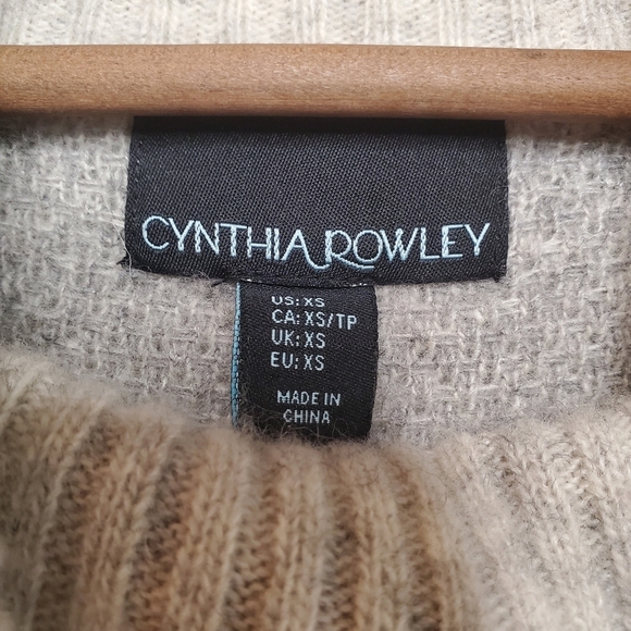 Cynthia Rowley Lamb’s Wool Sweater Dress – Size XS – Pale Grey - Picture 6 of 6